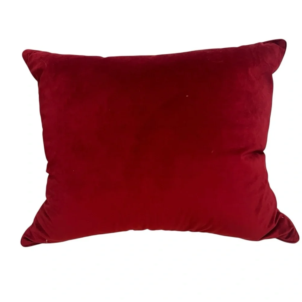 Rodeo Home Luxury Throw Pillow Large Cut Velvet Damask Georgina Down Filled